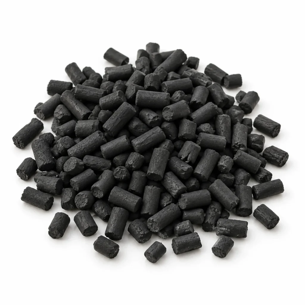 pelletized activated carbon — illustrative image